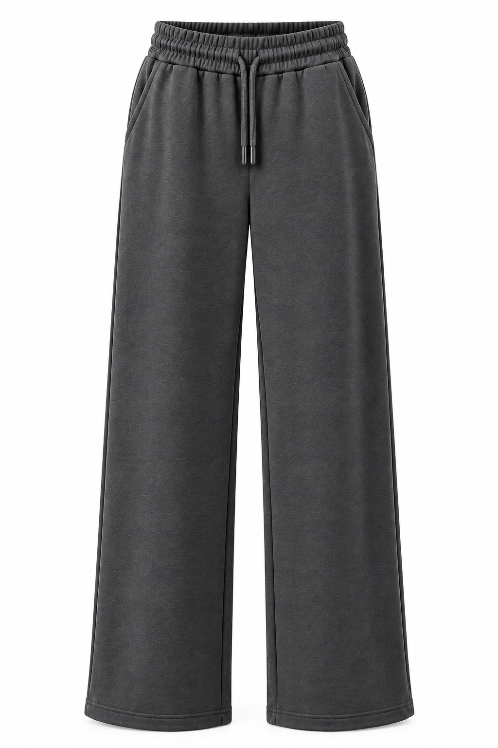 Grey Modal Fabric Palazzo Trousers