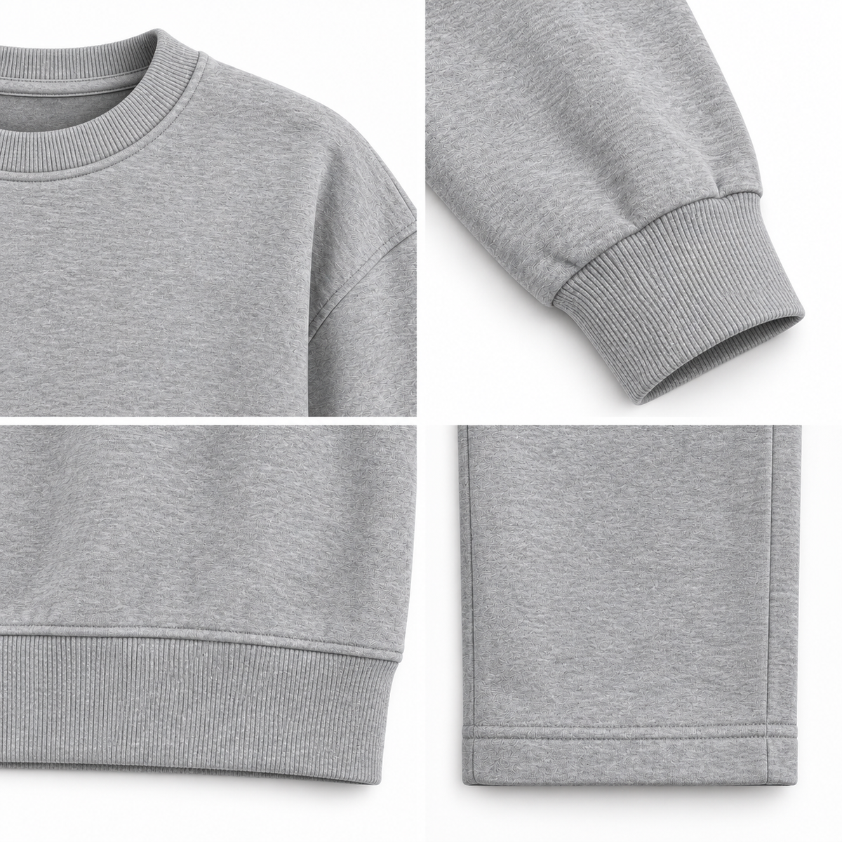 Bisiklet Yaka Sweatshirt ve Düz Paça Pantolon Kadın İkili Takım