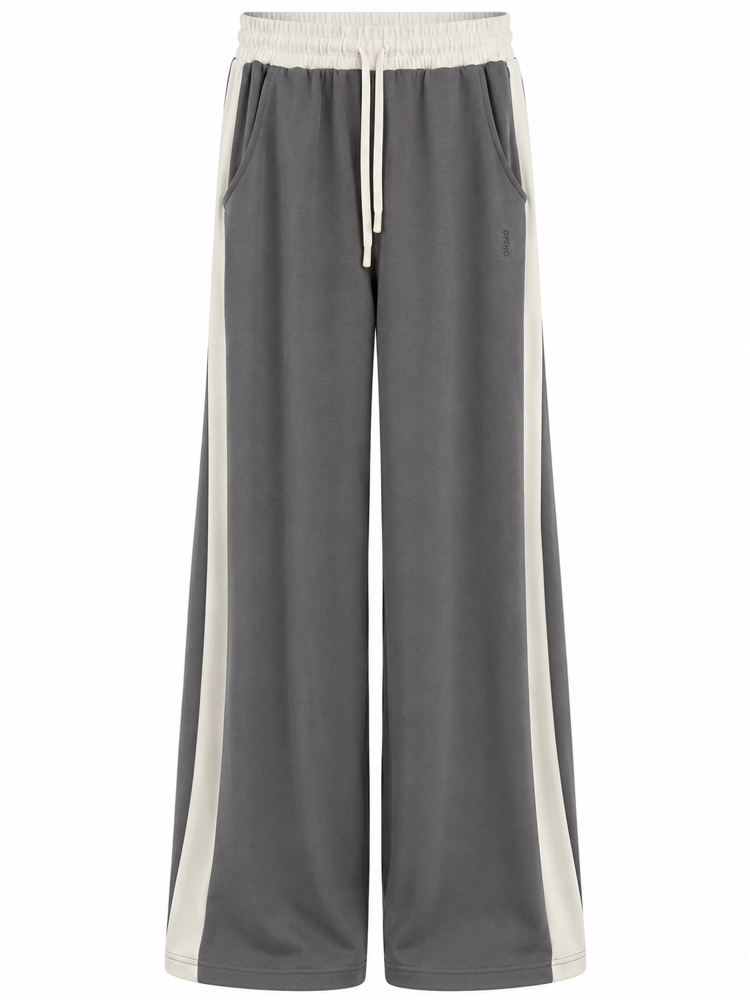 Women's Grey Trim Modal Fabric Sweatpants