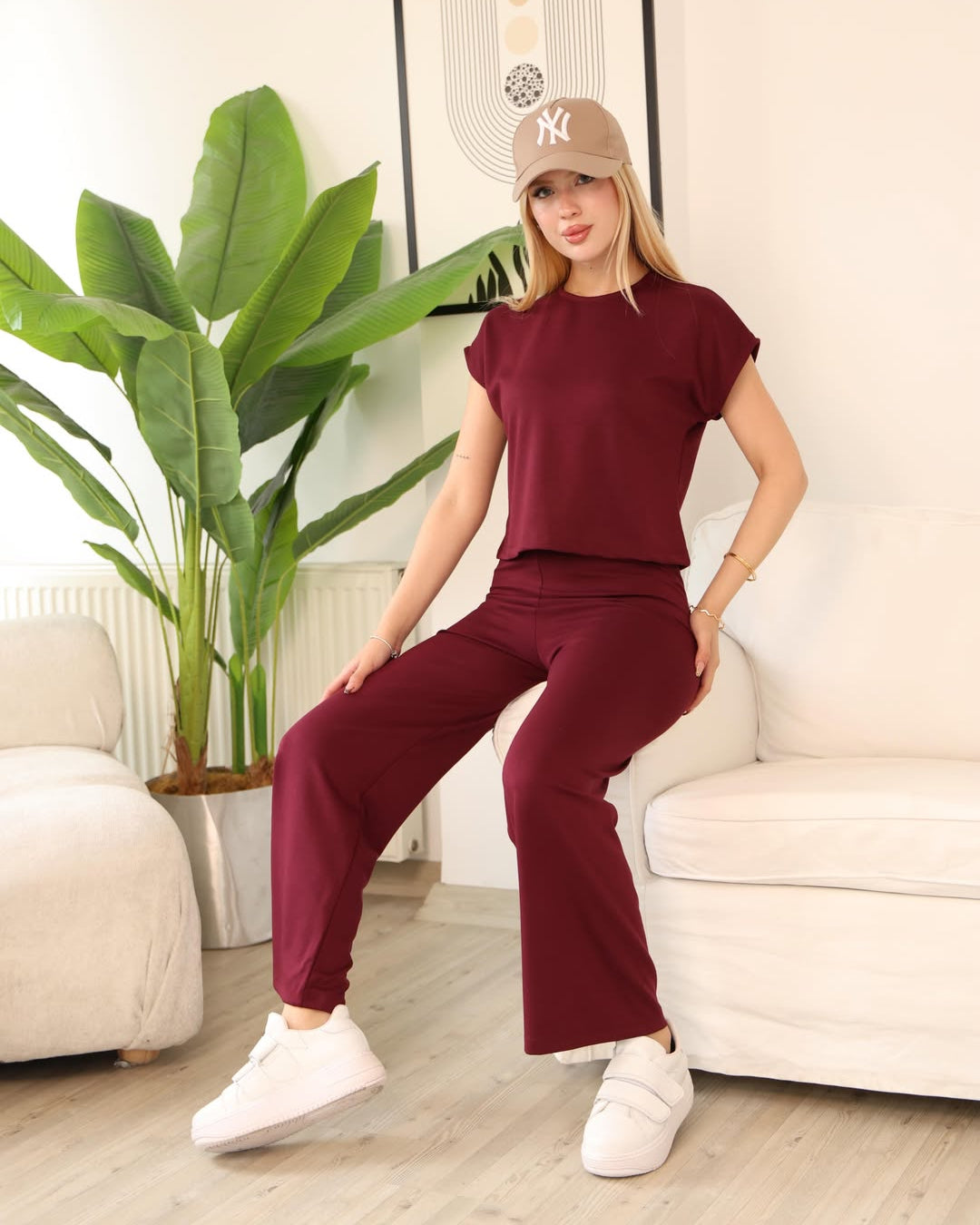 #bordotakım #modalkumaş #ikilitakım #oversizetakım #kadıntakım #rahatgiyim #yazlıkstil #kadınmoda #fashion #trend
