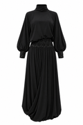 Black Women's Suit with Chiffon Skirt