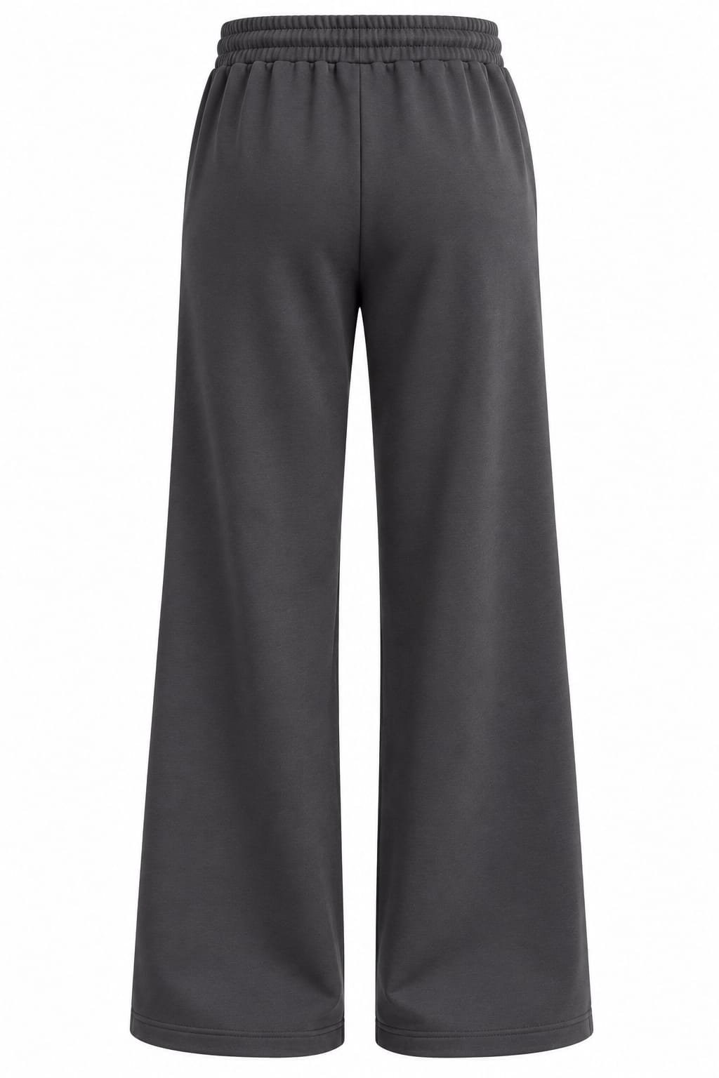 Siyah Geniş Paça 2 İplik Unisex Eşofman Altı