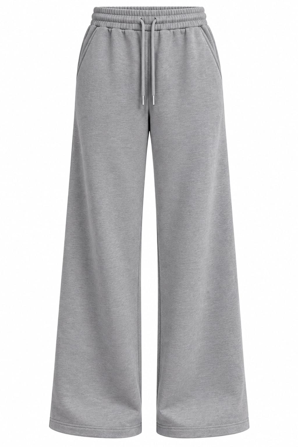 Gri Geniş Paça 2 İplik Unisex Eşofman Altı