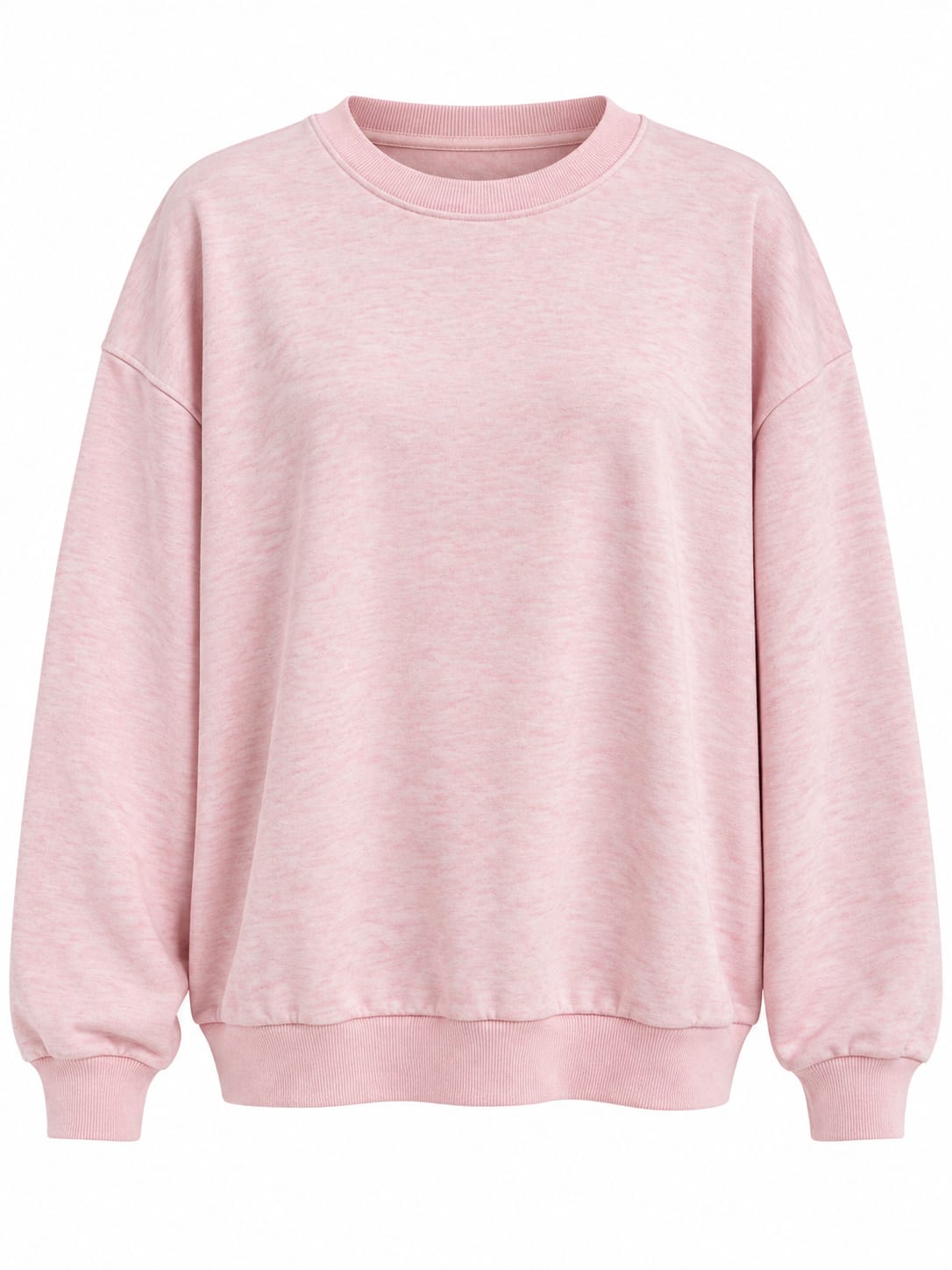 Pudra Pembe Basic Sweatshirt