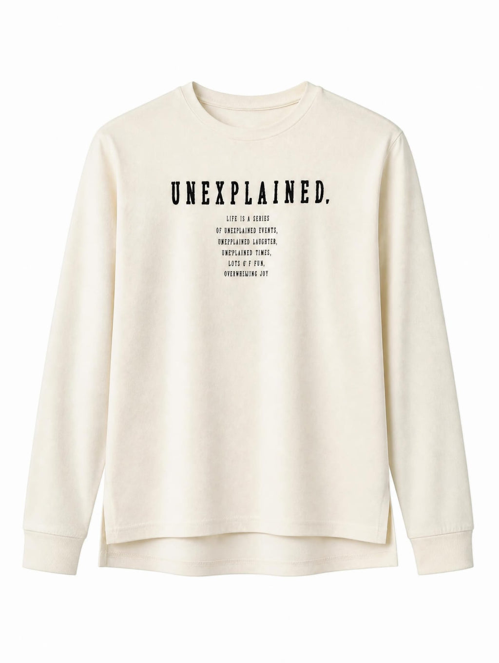 Çocuk Unexplained Yazılı Sweatshirt