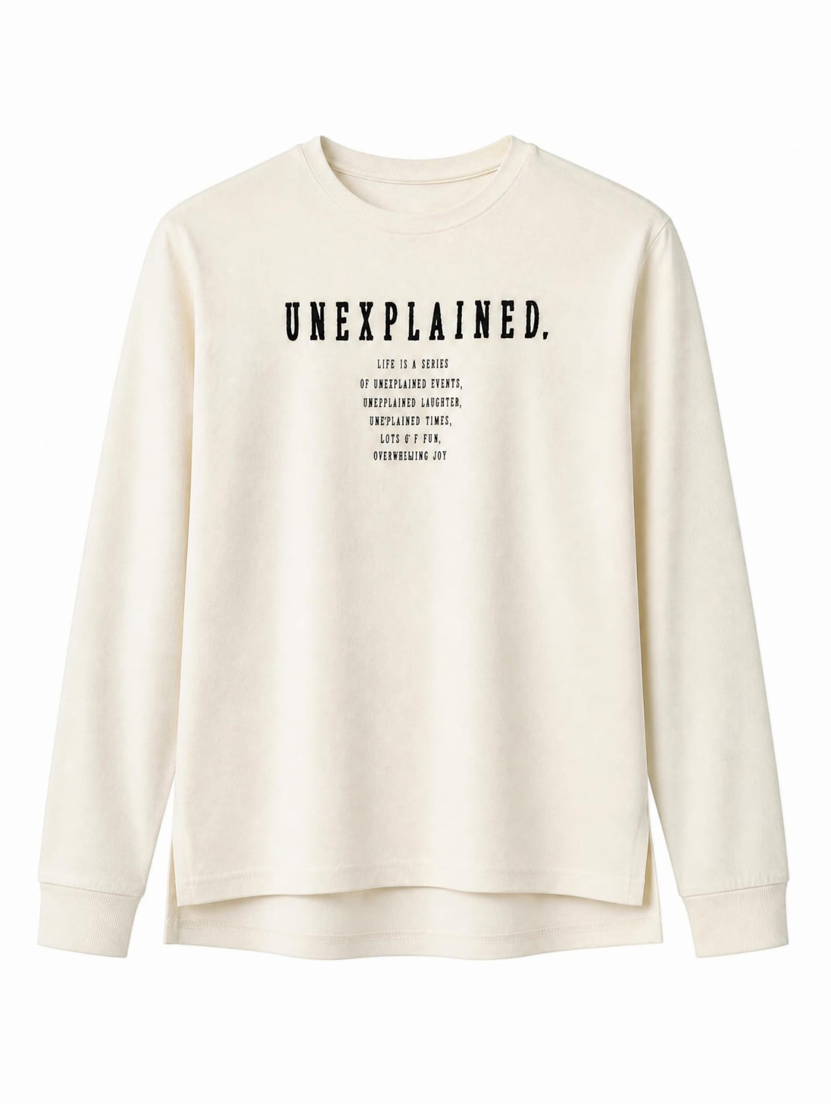 Çocuk Unexplained Yazılı Sweatshirt