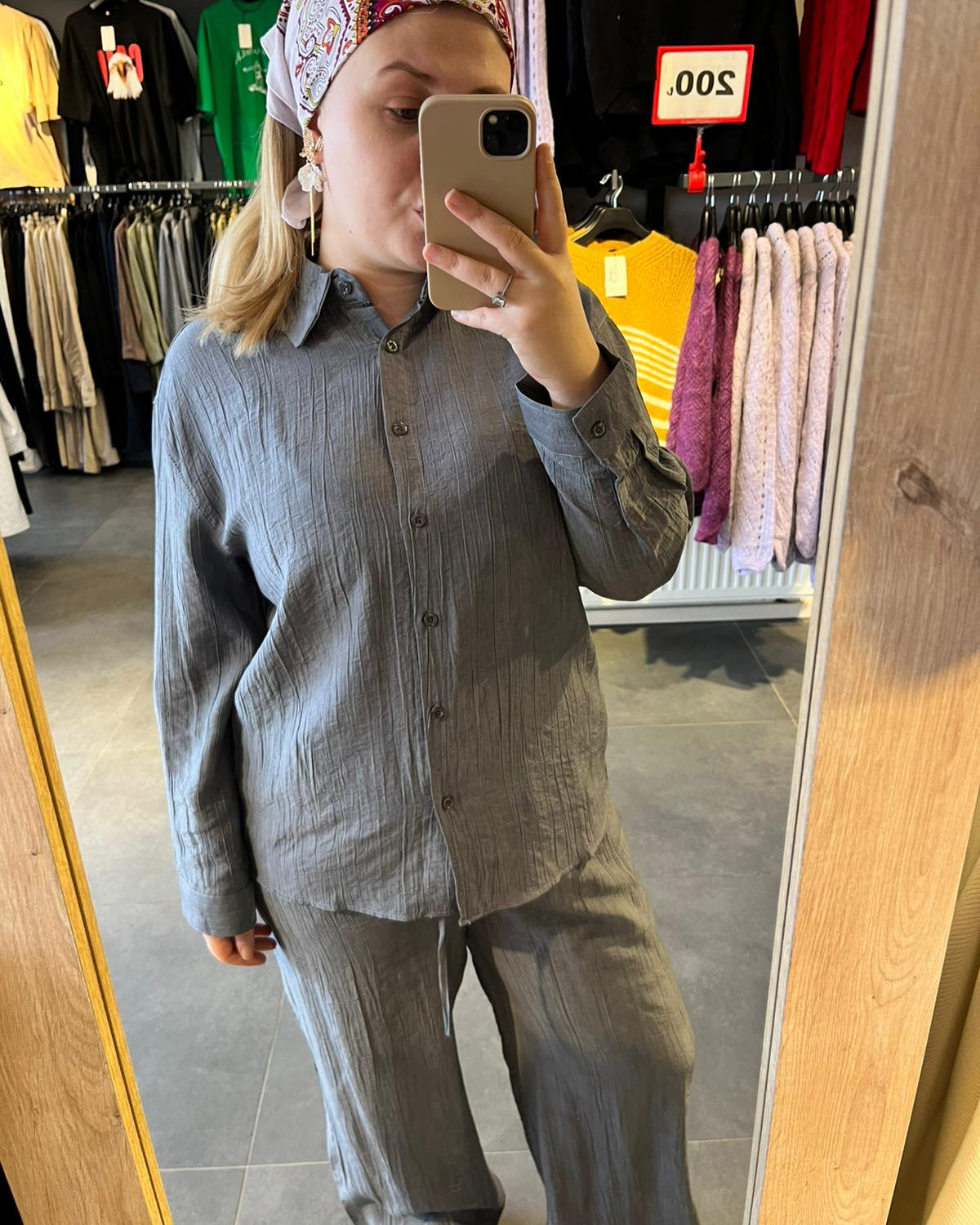 #kadıntakım #modaltakım #gri #oversize #rahatgiyim #şık #eşofmantakımı #trend #konfor #kombin