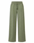 Green Modal Fabric Palazzo Trousers