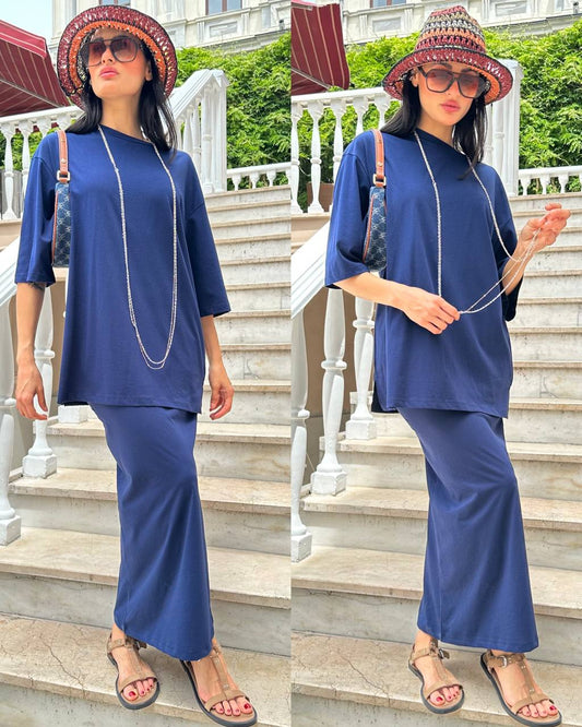 #mavi #takım #modaltakım #kadınmoda #rahatstil #şıkkombin #trend #stil #yazlıkstil #kombin