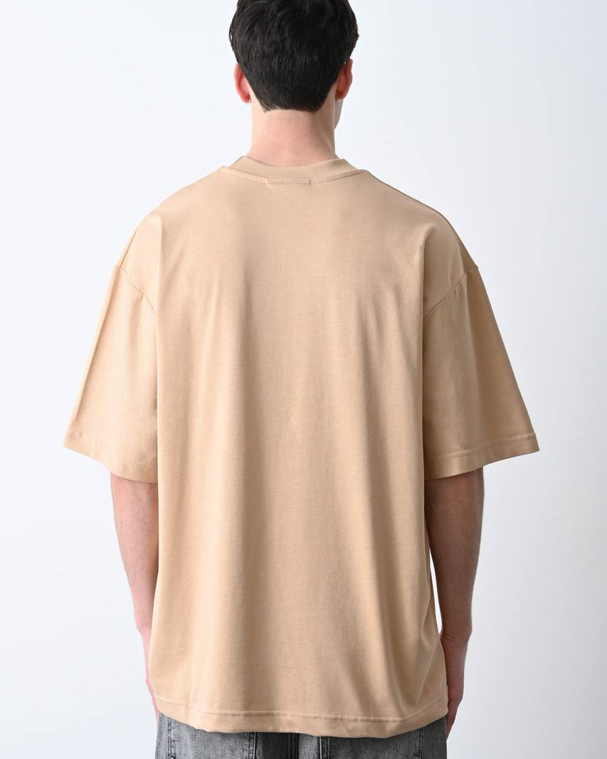 #oversize #krem #bej #premium #unisex #nakışlı #basic #streetwear #tshirt #softstil