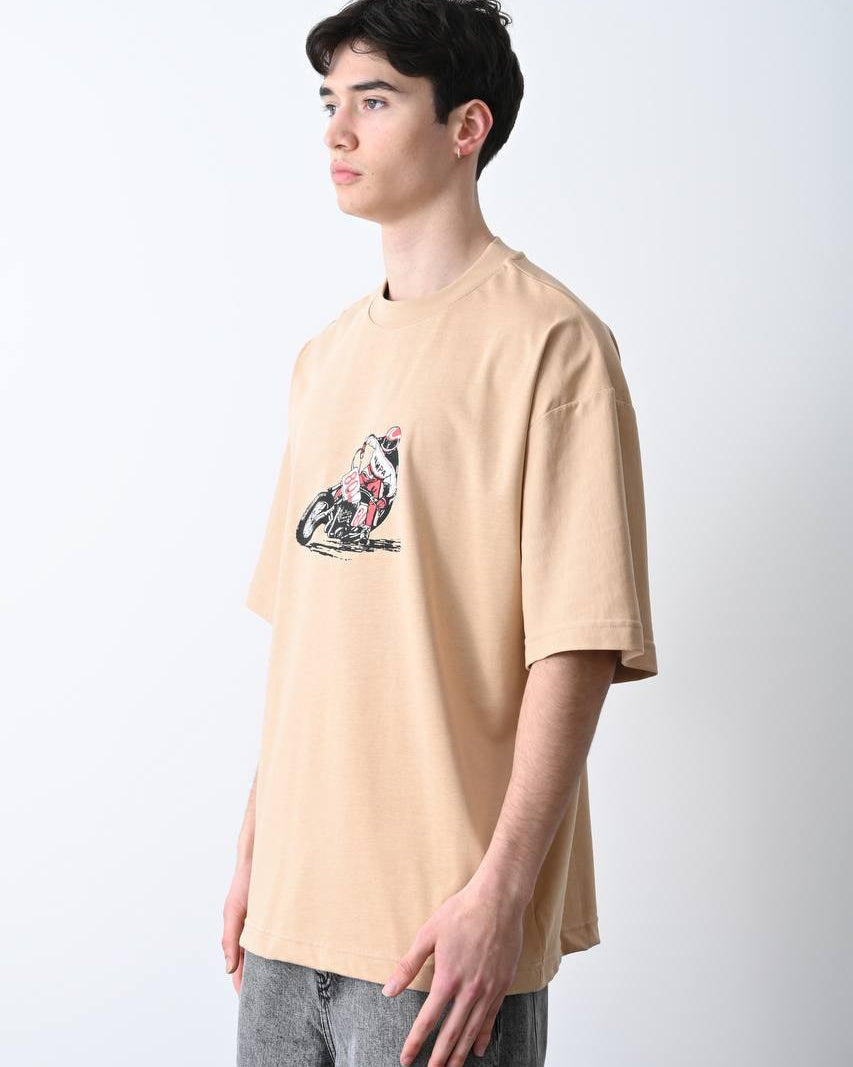 #oversize #krem #bej #premium #unisex #nakışlı #basic #streetwear #tshirt #softstil