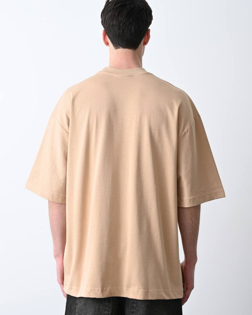 #oversize #krem #bej #unisex #nakışlı #basic #streetwear #tshirt #trendstil #rahatkombin