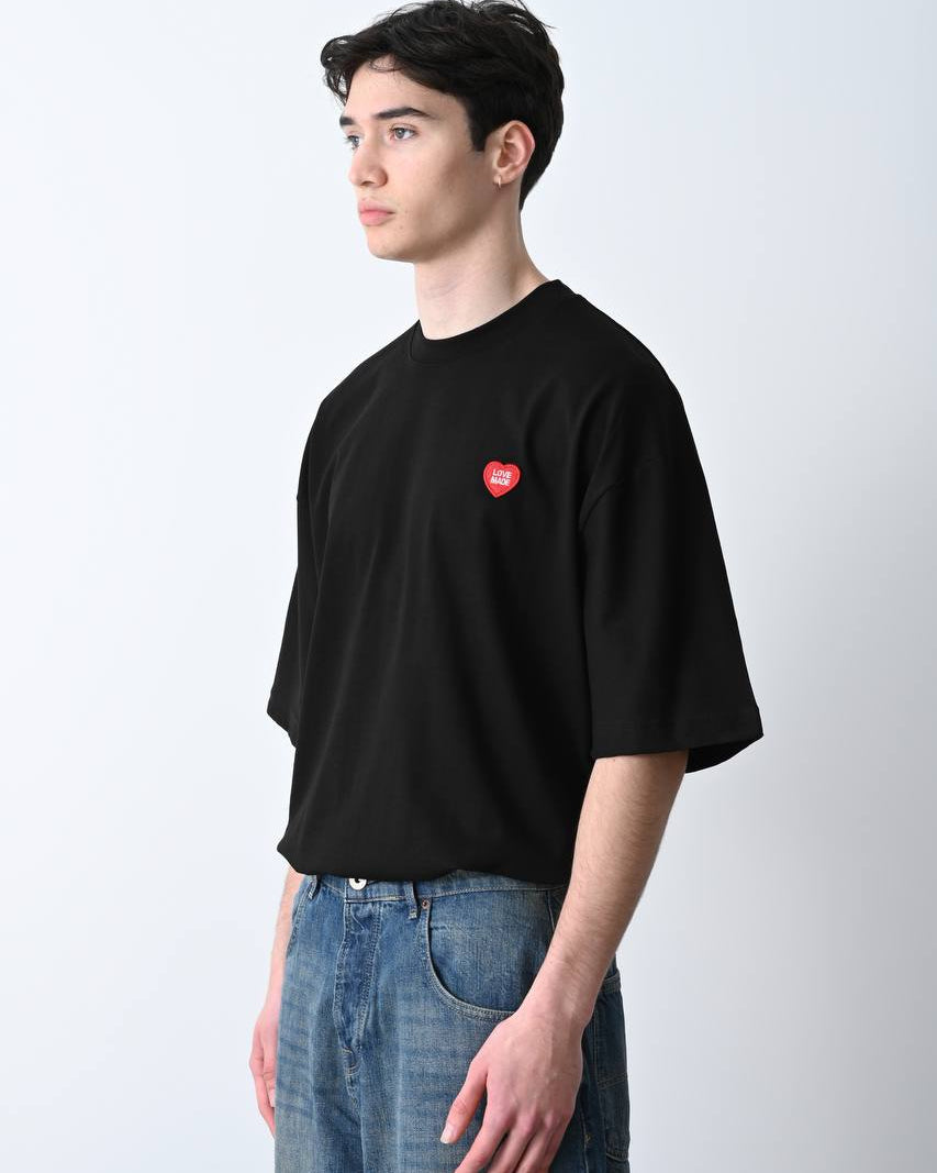 #oversize #siyah #kalp #heart #unisex #premium #nakışlı #streetwear #tshirt #minimalstil