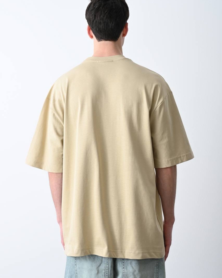 #oversize #bej #krem #premium #unisex #nakışlı #basic #streetwear #tshirt #minimalstil