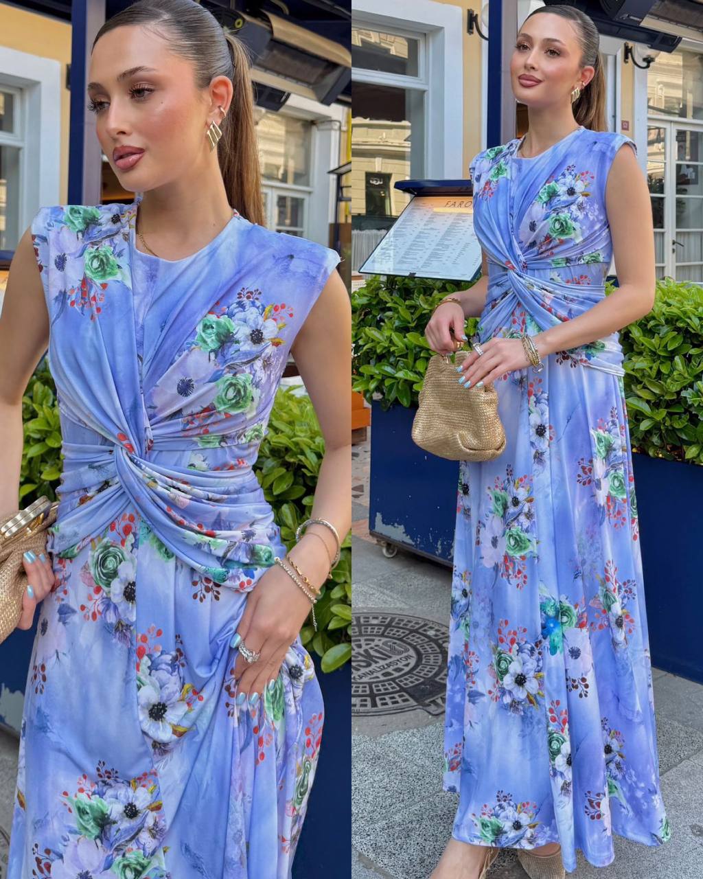 #mor #elbise #desenli #modalkumaş #kadınmoda #şıkkombin #trend #stil #yazlıkstil #kombin