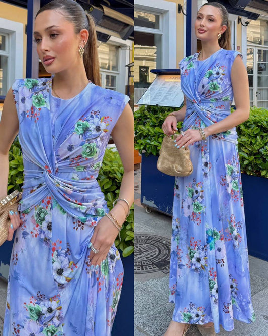 #mor #elbise #desenli #modalkumaş #kadınmoda #şıkkombin #trend #stil #yazlıkstil #kombin